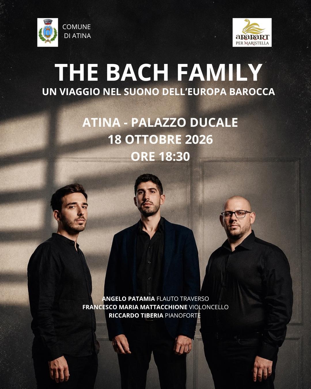 The Bach Family a Palazzo Ducale di Atina dal vivo a Palazzo Ducale